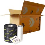 APR6 110mm X 300m- Inkanto Ribbon Wax/Resin- Outside
