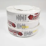 High quality glossy or matte surface finishing BOPP laminated bag bakery label
