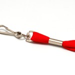 12 mm TUBE POLYESTER LANYARD WITH METAL SWIVEL HOOK