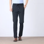 Men's Pants Business Black Suit Pants Slim Casual Straight Breathable Pants&Trousers