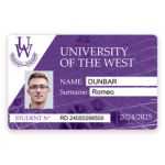 Digital printing smart students identity card with serial ID number