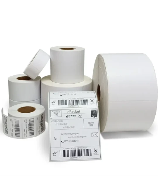Customized Logo Printing Thermal Transfer Scale Price Label Sticker Roll For Supermarket Retail