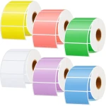 Customized Logo Printing Thermal Transfer Scale Price Label Sticker Roll For Supermarket Retail